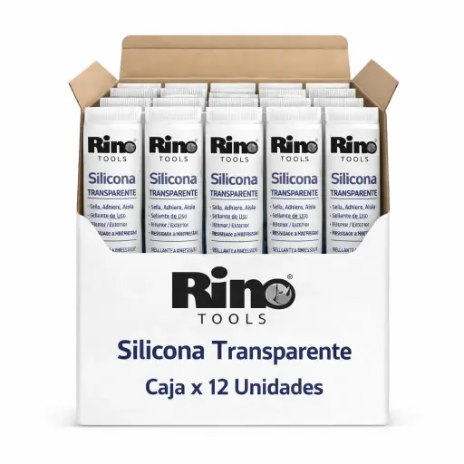 [ST-50G-12] Silicona Transparente Antihongos 50g Globy Caja 12u