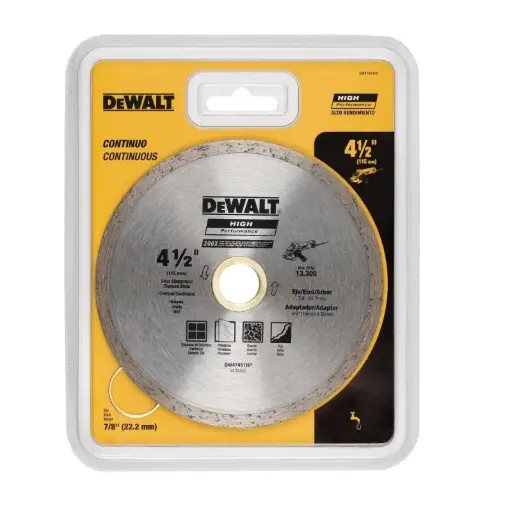 [DW47451HP] Disco Diamantado Continuo 4.1/2" Dewalt