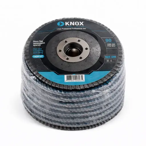 Disco Flap 4-1/2" X 7/8" Knox Pack X 10u