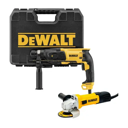 [D25133K-B3Q] Combo Rotomartillo SDS + D25133K-B3 + Pulidora 4.1/2 DWE750-B3 Dewalt
