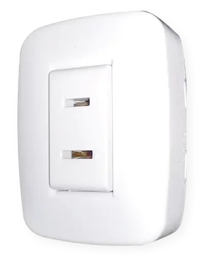 [ETI84] Toma Sencilla SobrePoner Basic Blanco Mercury