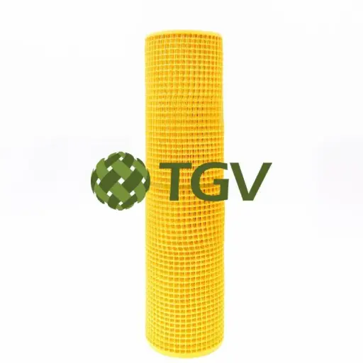 Malla Plástica Reja 15x15mm Cuadrada 1x25m TGV