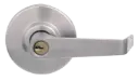 [THCHA115] Cerradura Baño Cilindro Bronce Manija Plateada Thor