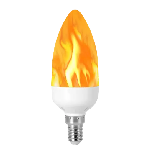 [IBL105] Bombillo Led Flama Vela 2w E27 1500k Mercury