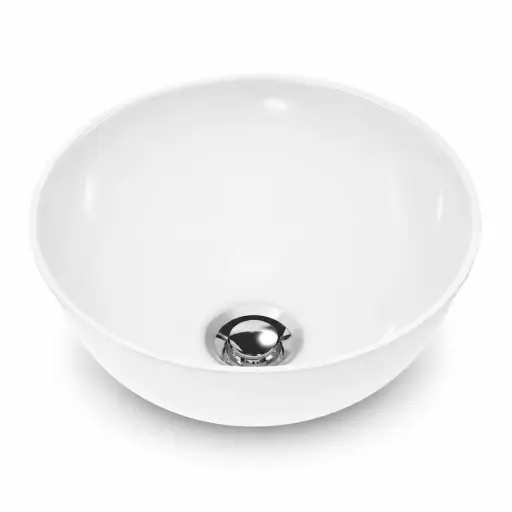 [PS12050301] Lavamanos Sobreponer Cattleya Blanco Roma