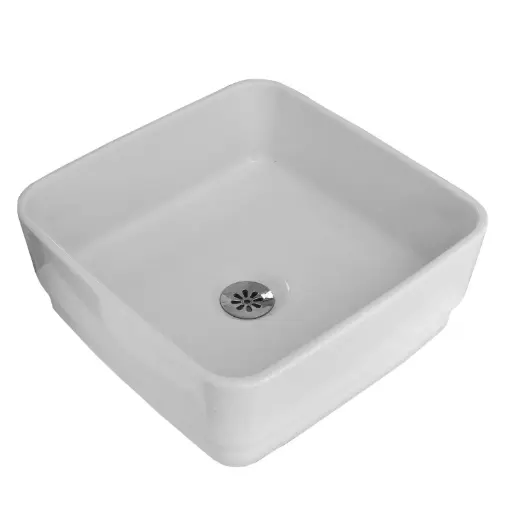[PS12140301] Lavamanos Sobreponer Toscana Blanco Roma
