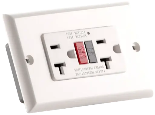 [ETI05] Toma Doble Gfci 20a Mercury Blanco