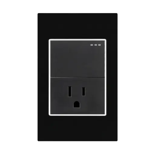[ETI56] Toma + Interruptor Mercury Black Mirror