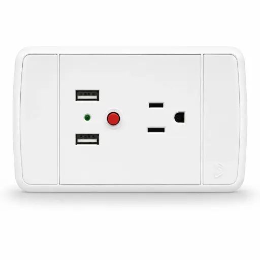 [12326] Toma + 2 Usb Futura Duke Energy