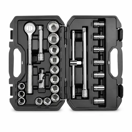 [STMT45508-LA] Juego de Herramientas Mecánicas Mando 1/2" 25 Piezas Stanley