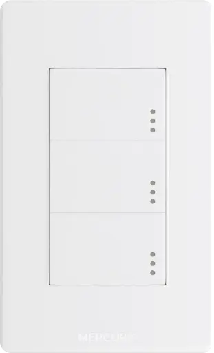 [ETI175] Interruptor Triple Mercury Linea Plus Blanco