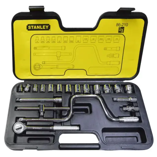[86-210] Juego De Copas 20 Piezas 3/8″ De 1/4″ A 7/8″ Stanley