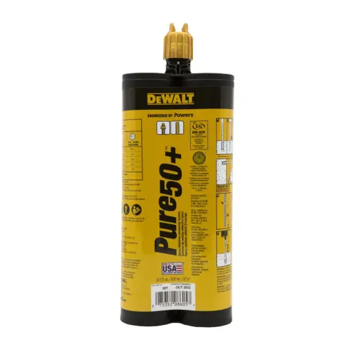 [08605-PWR] Anclaje Epóxico PURE 50 610ml Dewalt