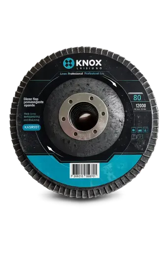[KABR105] Disco Flap Gr 120 7" X 7/8" Knox