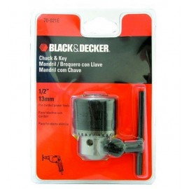 Mandril y llave para taladro Black & Decker