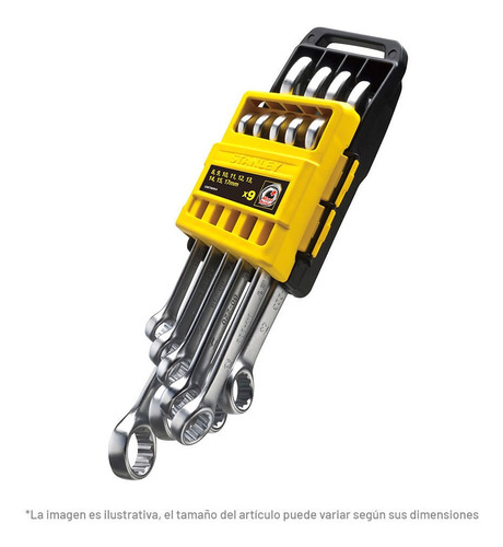 Juego de llaves combinadas Stanley