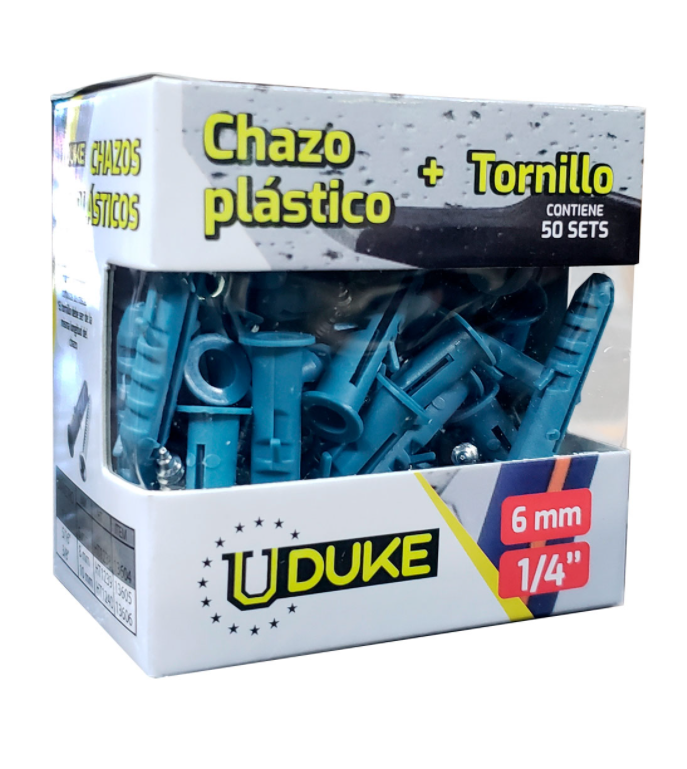 Chazo Plástico con Tornillo Uduke