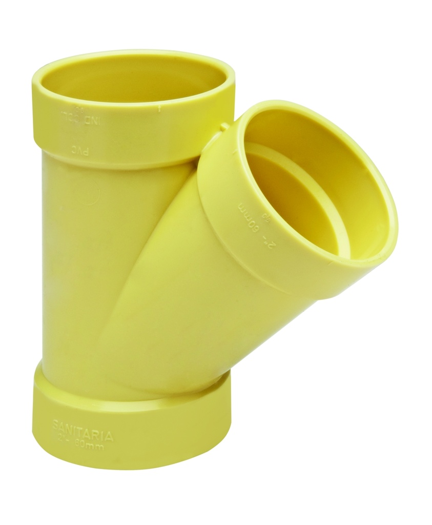 Yee Sanitario PVC