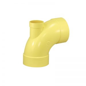 Codo 90° reventilado sanitario PVC