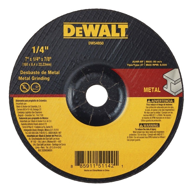 Disco Abrasivo Pulir Dewalt
