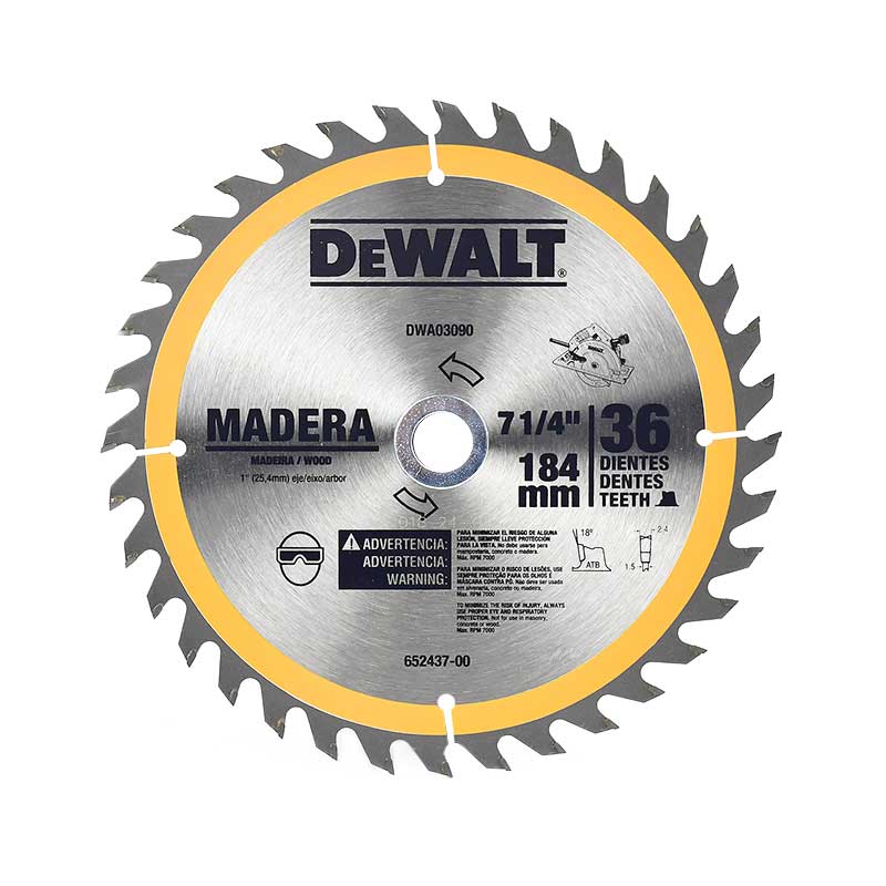 Disco Sierra Madera Dewalt