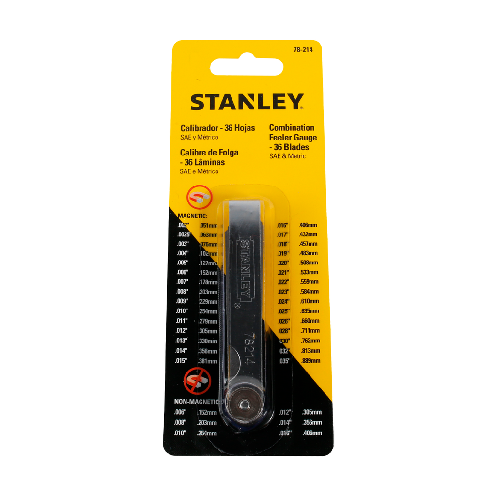 Calibrador de hojas Stanley