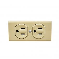 Toma Corriente Doble Tipo Leviton Uduke