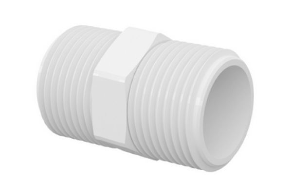 Niple Roscado Pvc