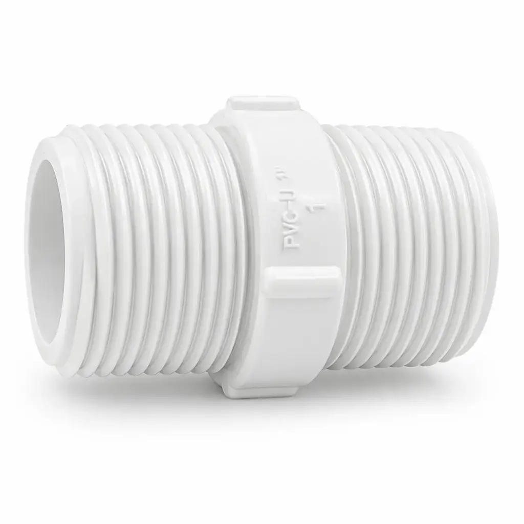 Niple Presion Roscado Pvc