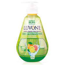 Jabón Líquido Antibacterial Manzana Verde Luvone