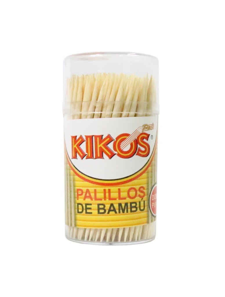 Palillo bambu doble punta Kikos