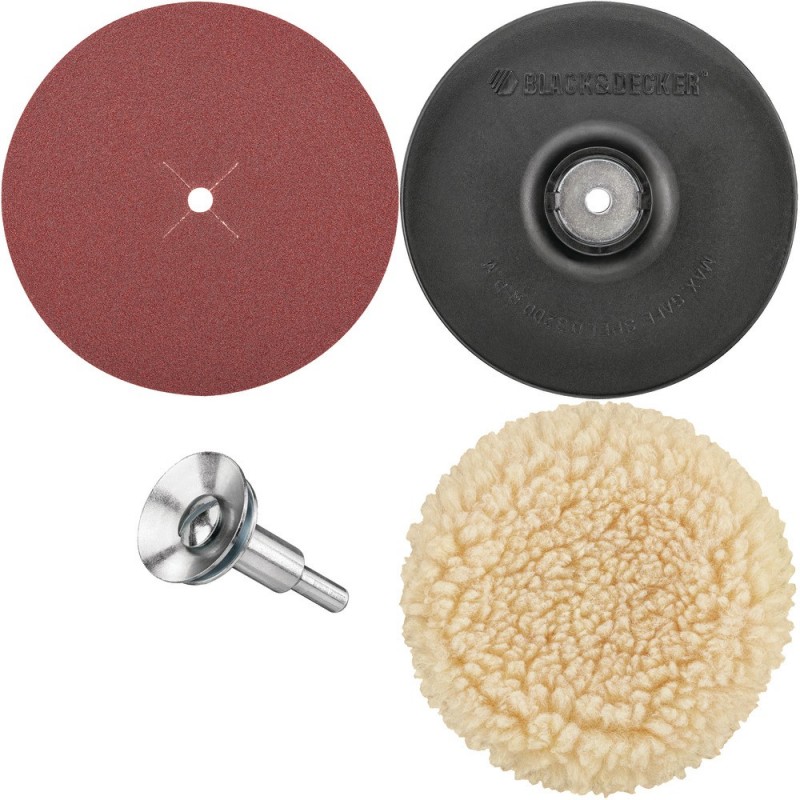 Juego de lijado y pulido Black & Decker