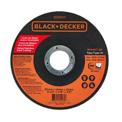 Disco abrasivo de corte Black &amp; Decker