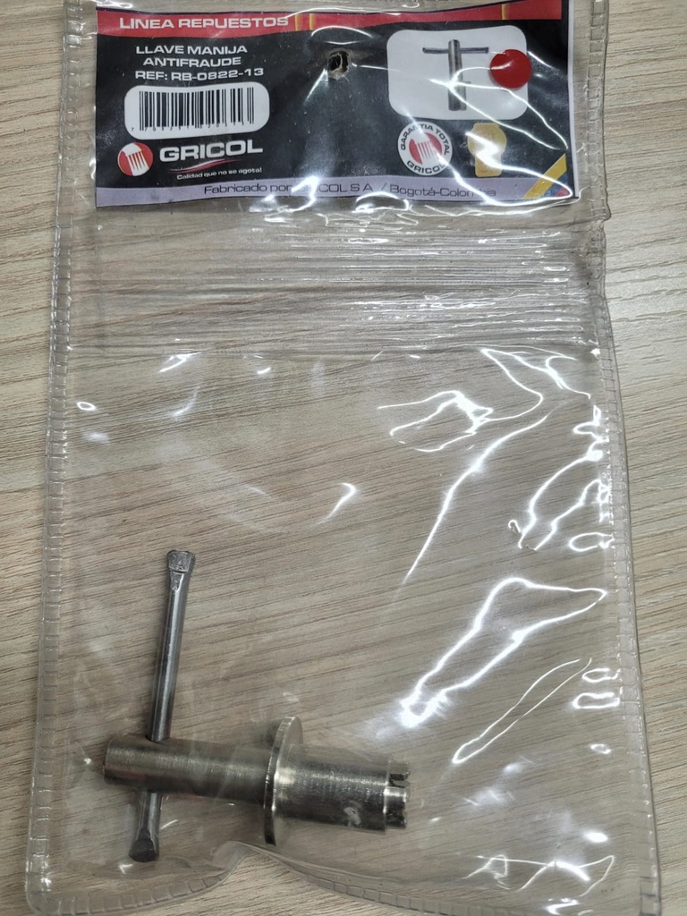 Llave Manija Antifraude Gricol