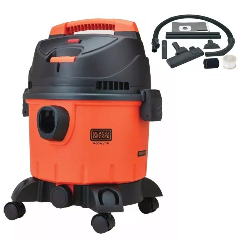 Aspiradora Para Polvo Y Líquido De 10 Litros 1200W Black+Decker