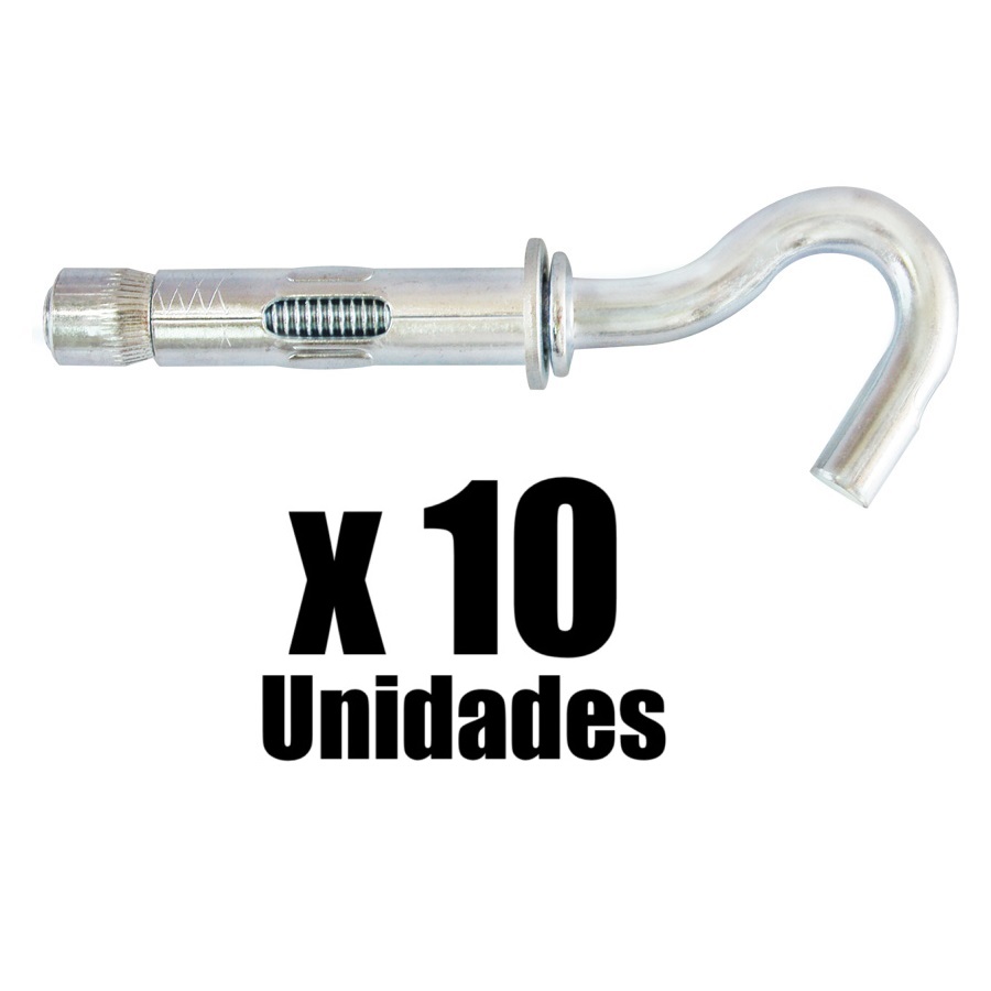 Chazo Anclaje Metalico Abierto Ado x 10 Und