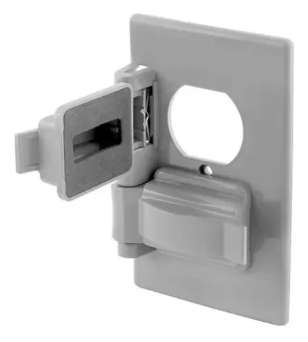 Tapa para toma doble exterior