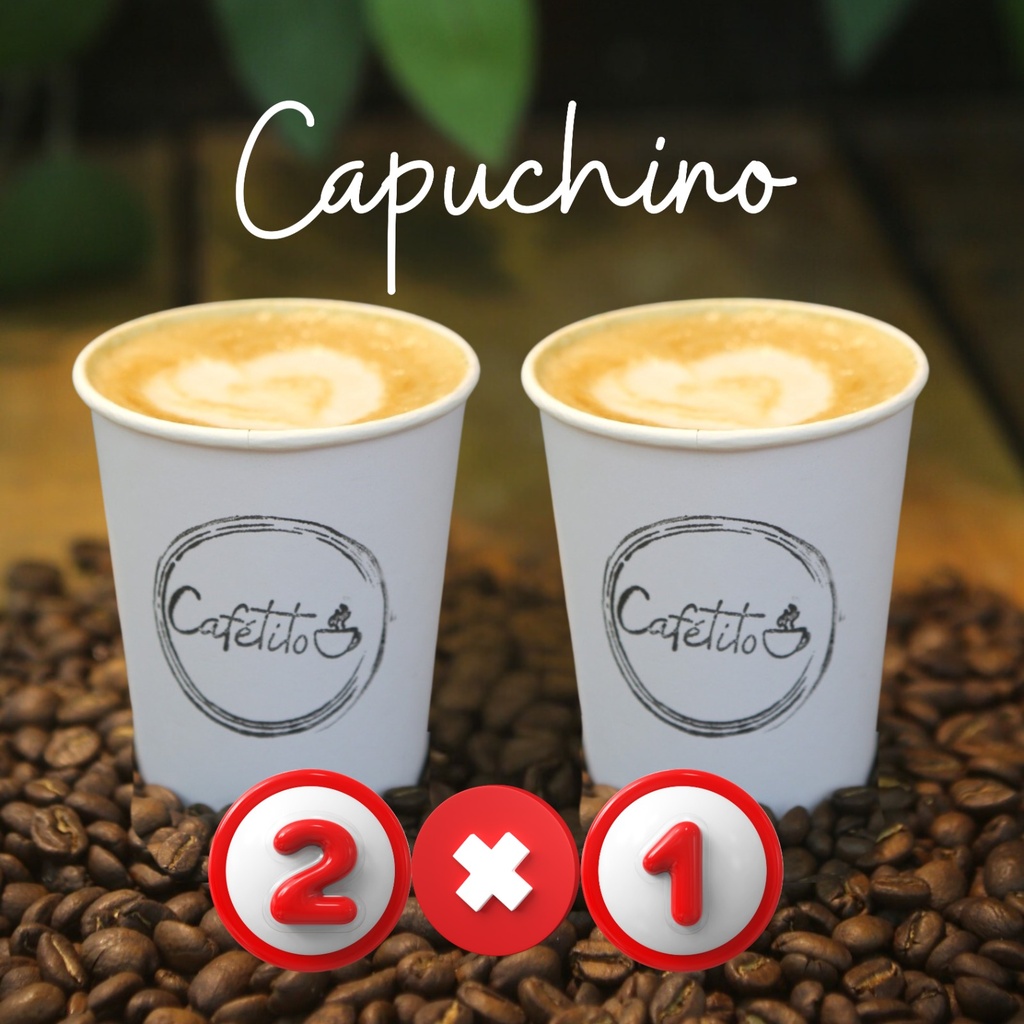 Oferta 2x1 Capuchino Cafetito