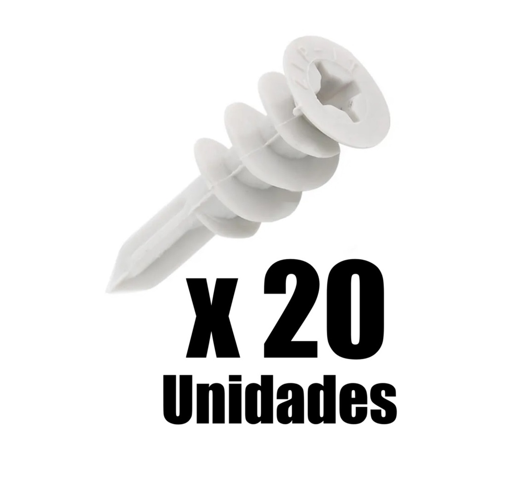 Chazo plastico Drywall cola de marrano Ado