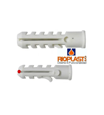 Chazo plástico estriado Rioplast