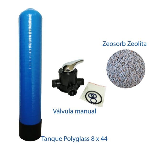 Tanque Polyglass 10x54 filtrado de agua Puriplus
