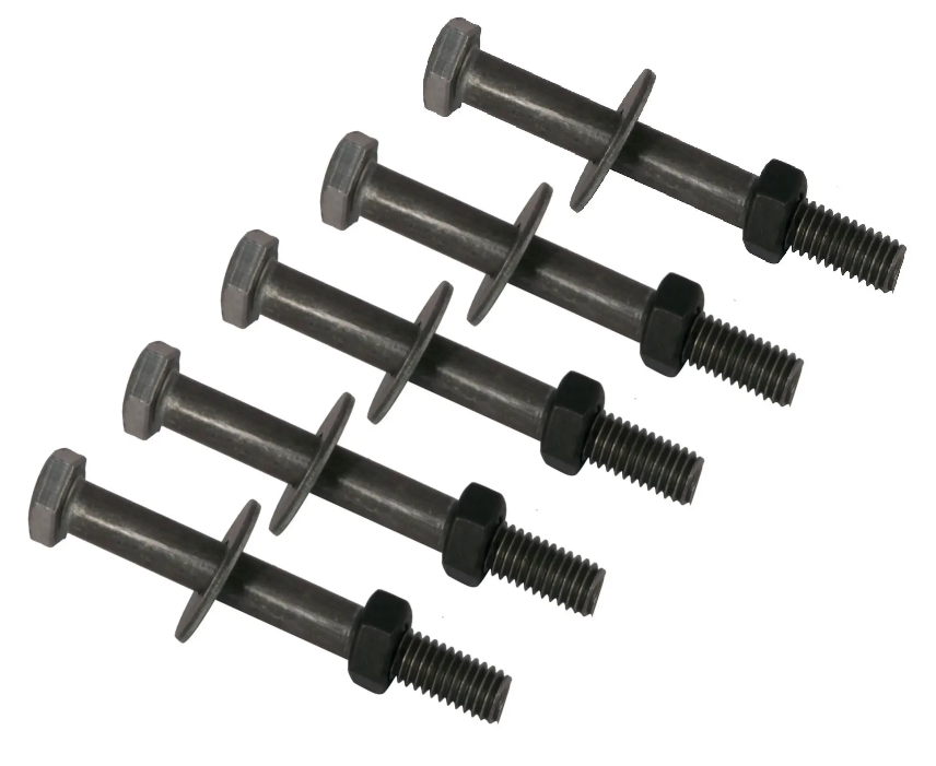 Tornillo hexagonal con tuerca y arandela