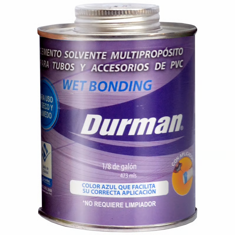 Soldadura PVC Wet Bonding Durman