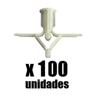 Chazo Plastico Mariposa 1.1/2x5/32 Stanprof x 100 Und