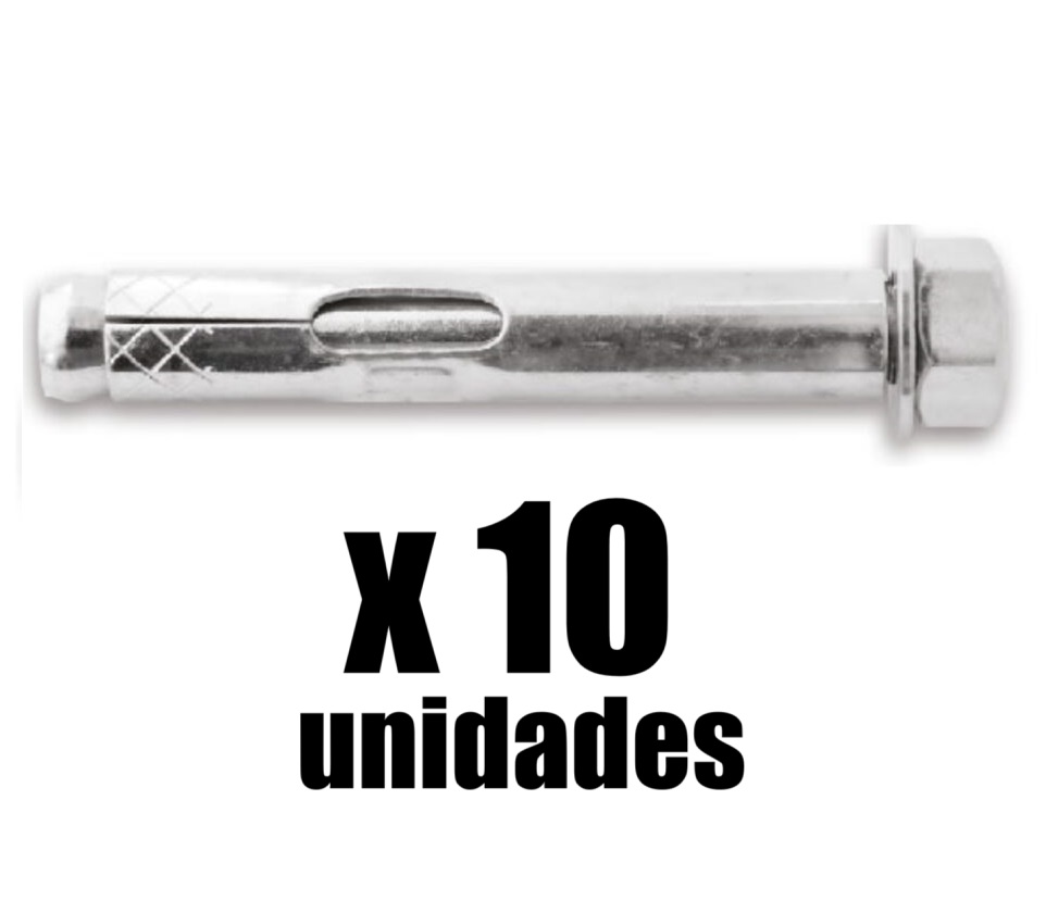 Chazo Anclaje Expansivo Metalico CA Mejia (1/4x1.3/8") x 10u