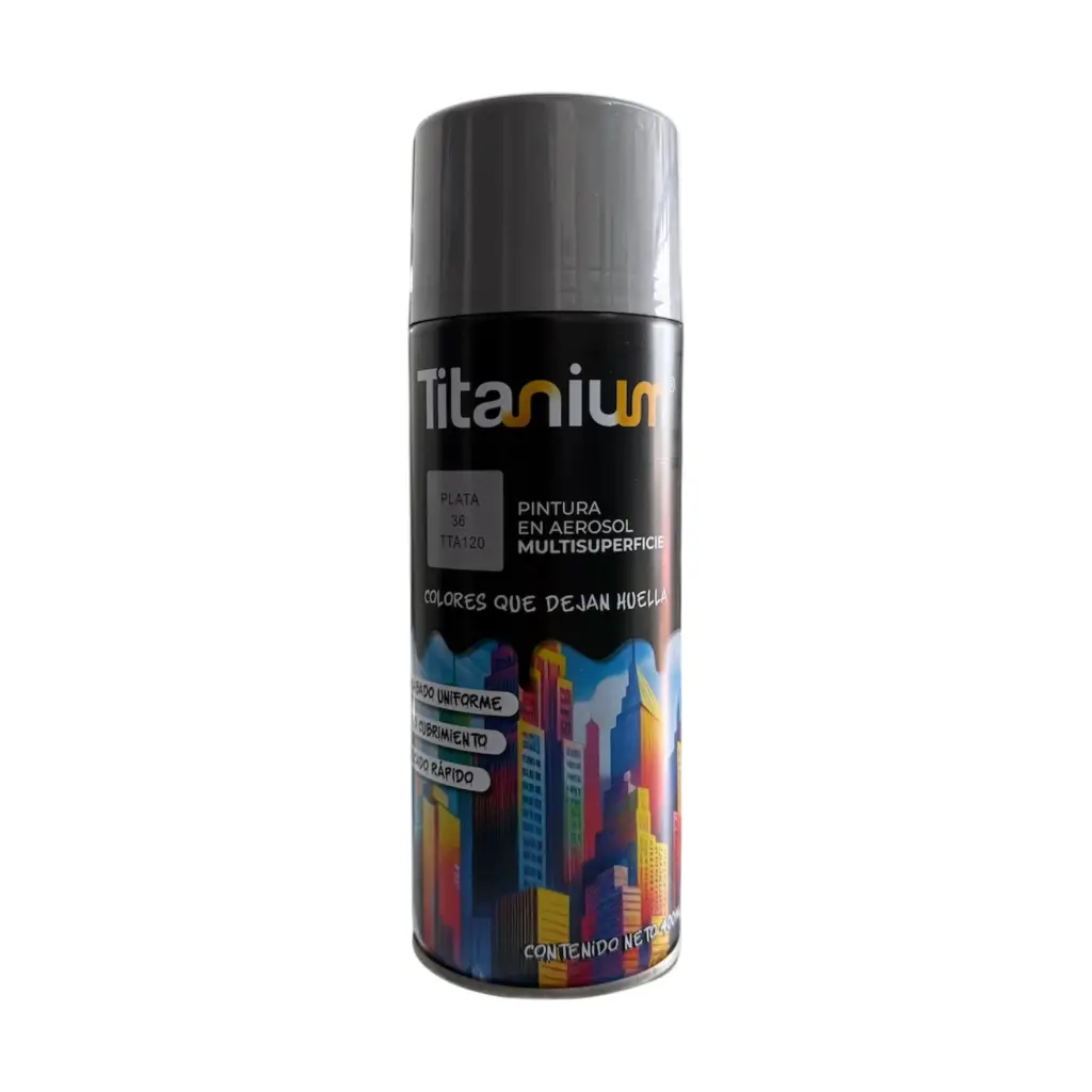 Aerosol 400ml Titanium