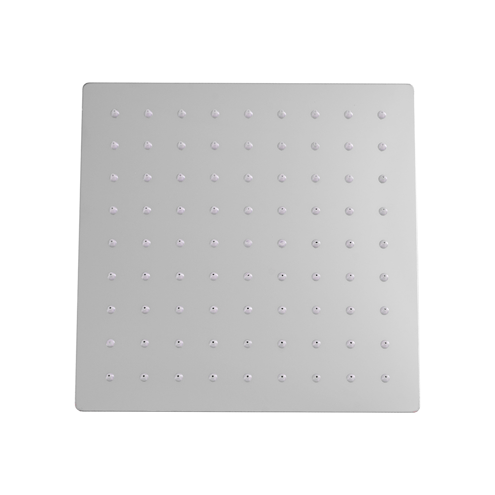 Ducha Regadera Cromada Acero Inoxidable Cuadrada Uduke