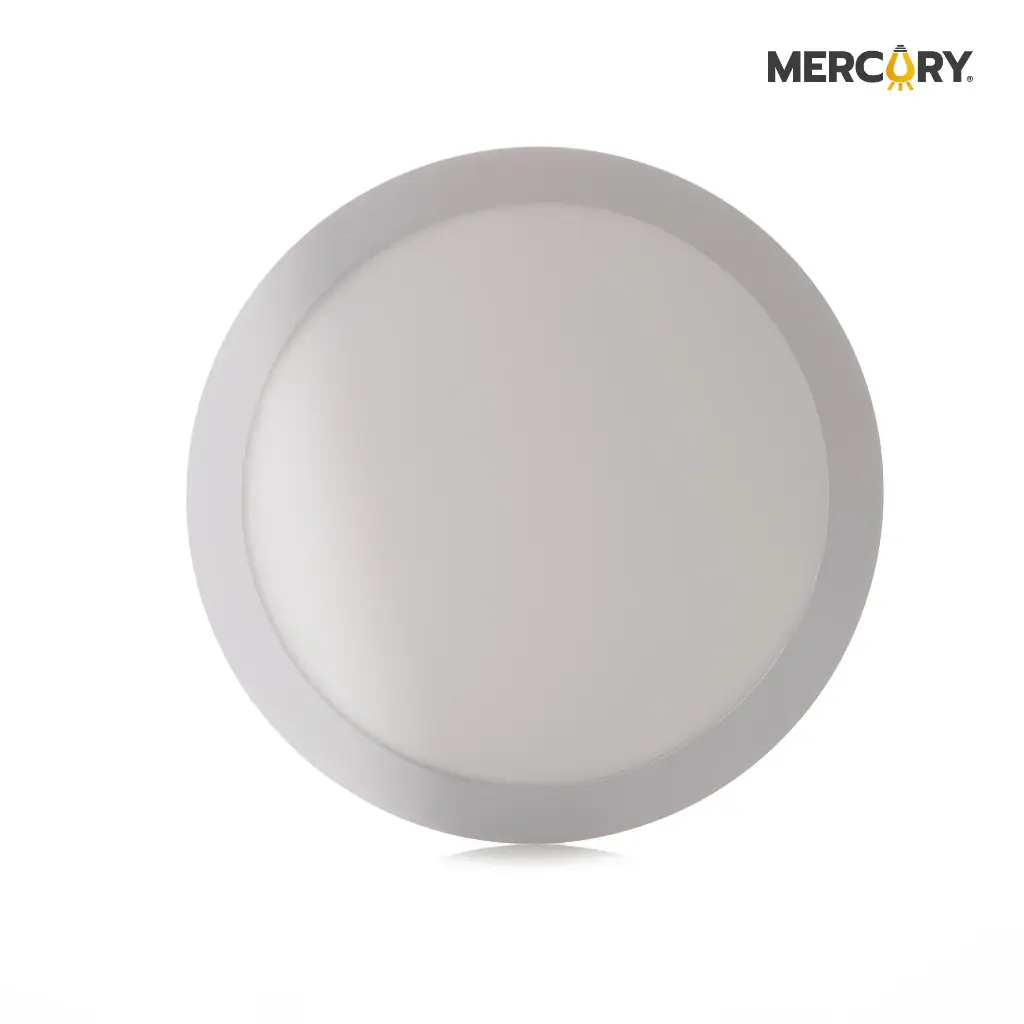 Panel Led Incrustar Redondo 6500k Mercury