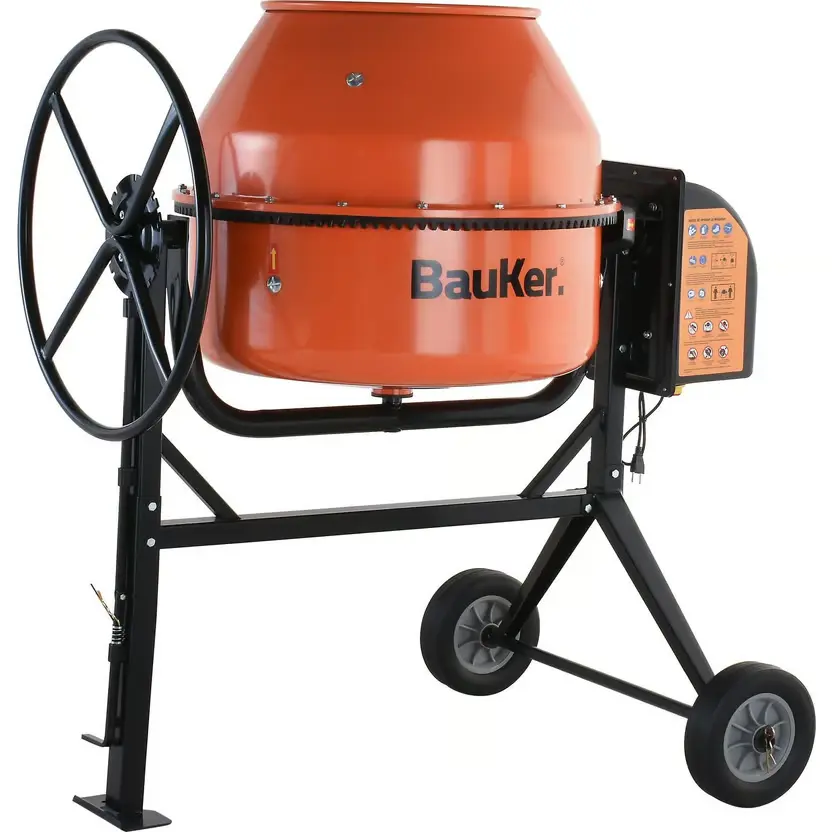 Mezcladora De Concreto 210 Litros Bauker