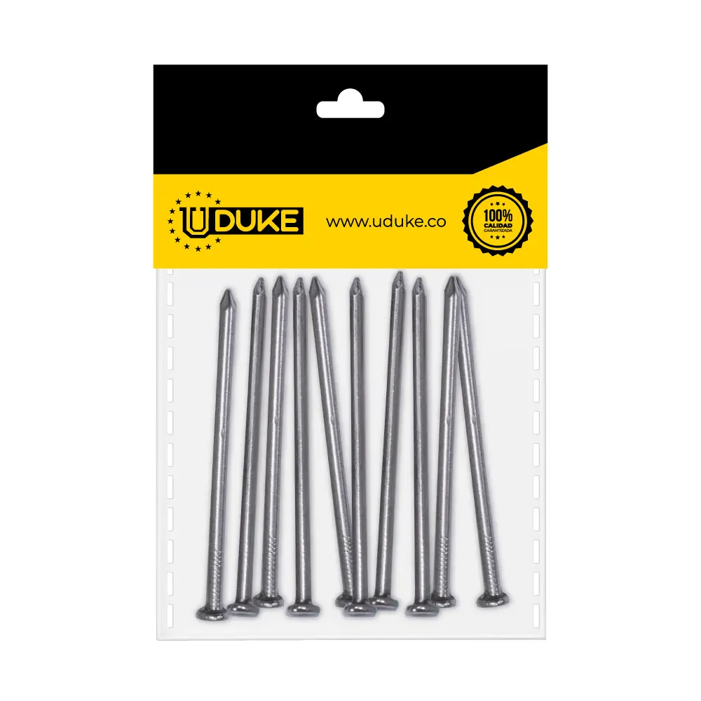 Puntilla Hierro Liso Con Cabeza Ado x 12u 